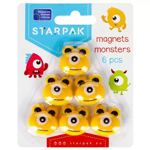 Magnesy kształtne Potworki STARPAK