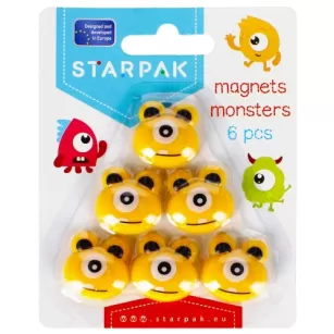Magnesy kształtne Potworki STARPAK