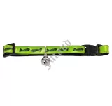 Obroża dla kota 1 cm z dzwonkiem odblaskowa - 4