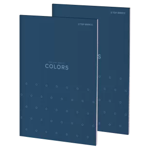 BLOK NOTATNIKOWY TOP 2000 COLORS A6/50K KRATKA