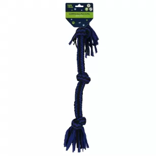 Zabawka dla psa Szarpak 50 cm supeł niebieski