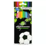 Kredki ołówkowe 12 kolorów STARPAK - 12