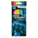 Kredki ołówkowe 12 kolorów STARPAK - 14