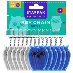 Brelok odblaskowy 7cm Sowa A'12 STARPAK