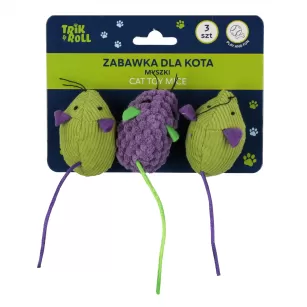 Zabawka dla kota Myszki 3szt