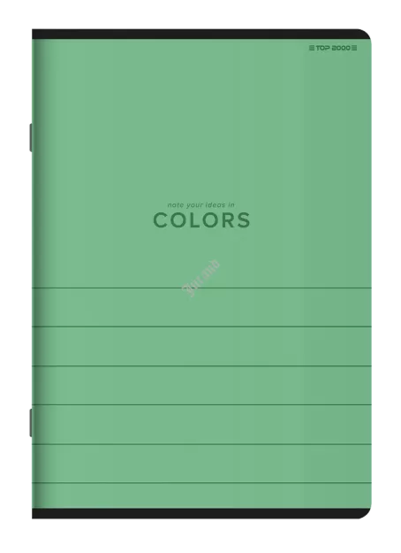 Zeszyt TOP 2000 Colors A4/96K kratka mix