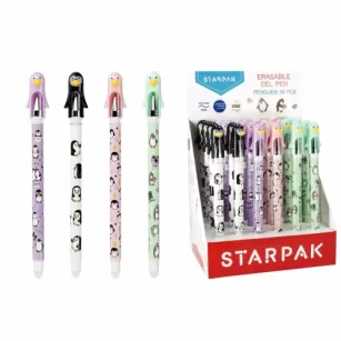 Długopis ścieralny zamykany Pingwin STARPAK