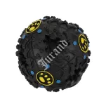 Piłka dla psa z dźwiękiem 9cm na przysmaki czarna - 2