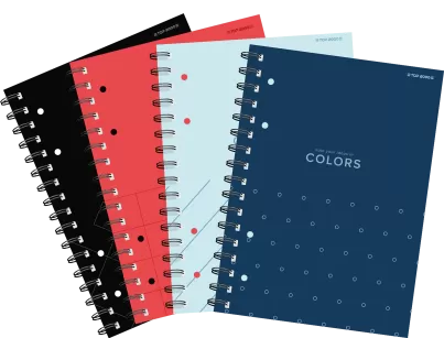 KOŁOZESZYT TOP 2000 COLORS A4/80K KRATKA MIX