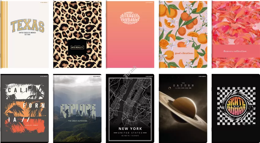 ZESZYT TOP 2000 BASIC A5/96K KRATKA Z MARGINESEM