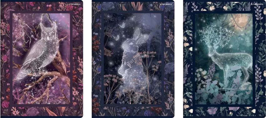 ZESZYT TOP 2000 FAIRYTALE A4/60K KRATKA Z MARGINESEM