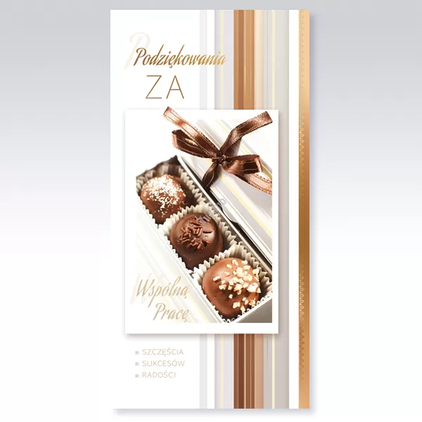 Karnety  podziękowania  DL