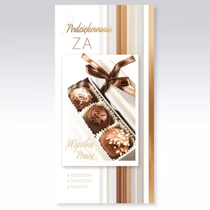 Karnety  podziękowania  DL