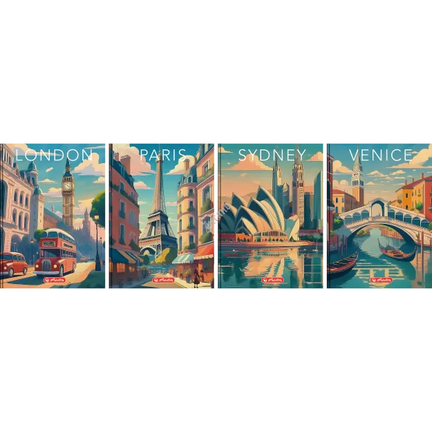 BRULION HERLITZ RETRO CITY B5/160K KRATKA Z MARGINESEM