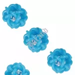 Piłka dla psa świecąca 6cm niebieska - 3