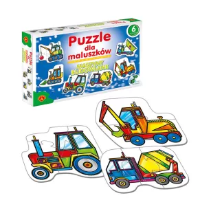 Puzzle dla Maluszków – Maszyny Budowlane