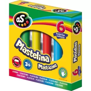 Plastelina AS 6 kolorów ASTRA