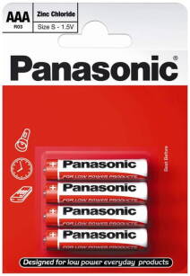 Baterie Panasonic R03 AAA zinc carbon