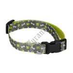 Obroża dla psa 2 cm w łapki i kości - 2