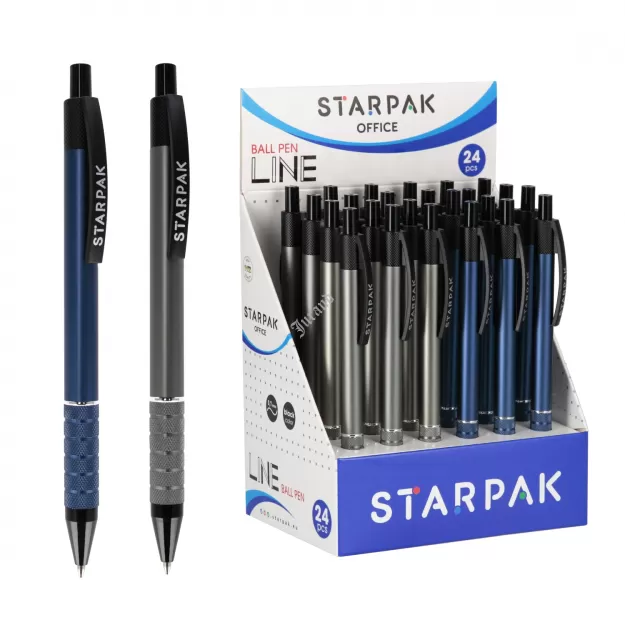Długopis automatyczny 0.7 Off Line op.24 szt. STARPAK