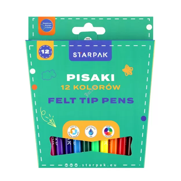 Pisaki 12 kolorów STARPAK