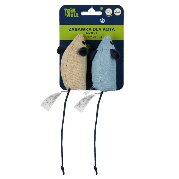 Zabawka dla kota Mysz 2szt