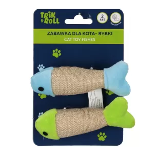 Zabawka dla kota Rybki 2szt