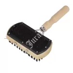 Szczotka dla zwierząt 2stronna naturalna - 2