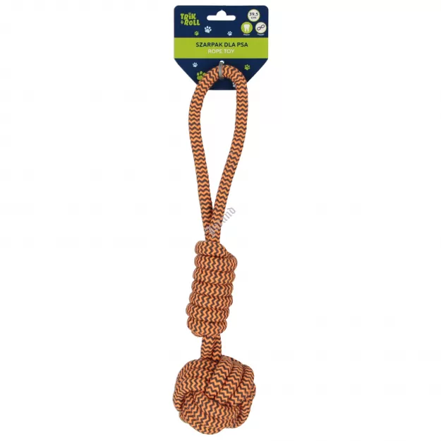 Zabawka dla psa Szarpak 39,5 cm pomarańczowy