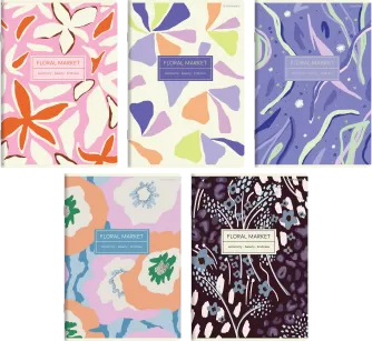 ZESZYT TOP 2000 FLORADELIC A5/60K LINIA Z MARGINESEM