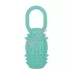 Zabawka dla psa Beczka 20 cm z uchwytem niebieska - 3